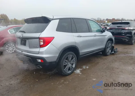 2021 Honda Passport Awd Ex-L из США, поврежденный, VIN 5FNYF8H59MB017130